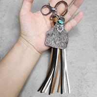 Thumbnail for Turquoise Fringe Detail Key Chain - T - 10 STYLES -