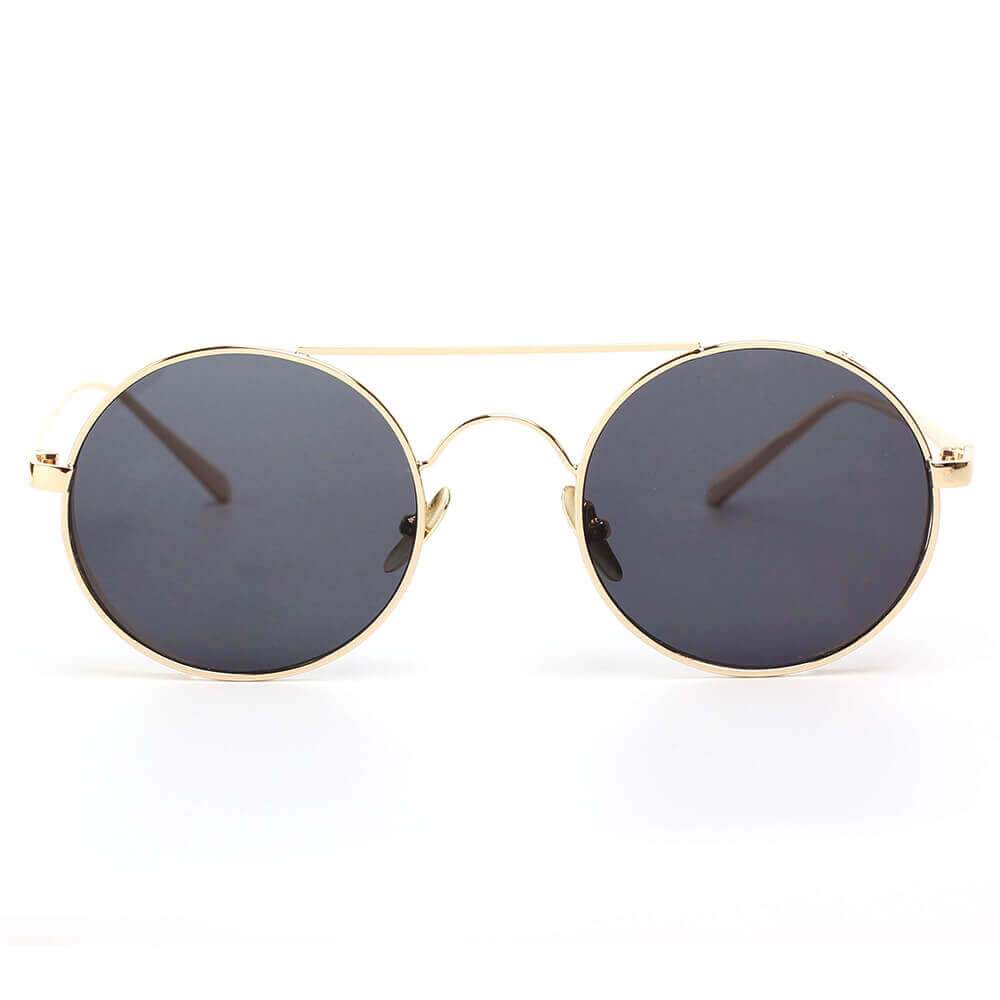 Floyd | Retro Metal Round Circle Lennon Sunglasses - 4 COLORS -