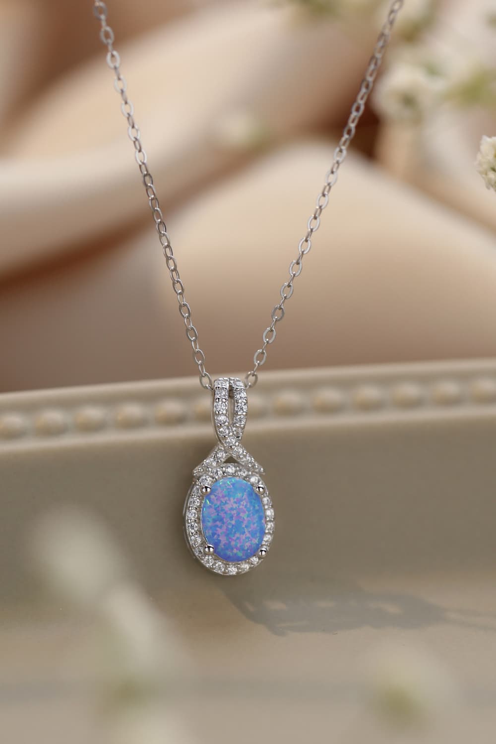 Feeling My Best Opal Pendant Necklace - T - 2 COLORS -