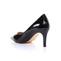 Thumbnail for Patent Leather 8cm Pin Heel Pointed Toe Pumps-Black