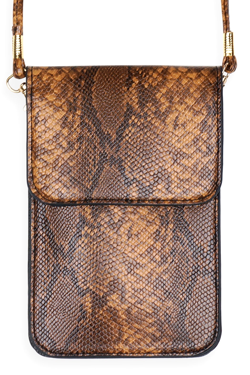 Snake Skin Cellphone Crossbody With Clear Window - NIICE! - 3 COLORS -