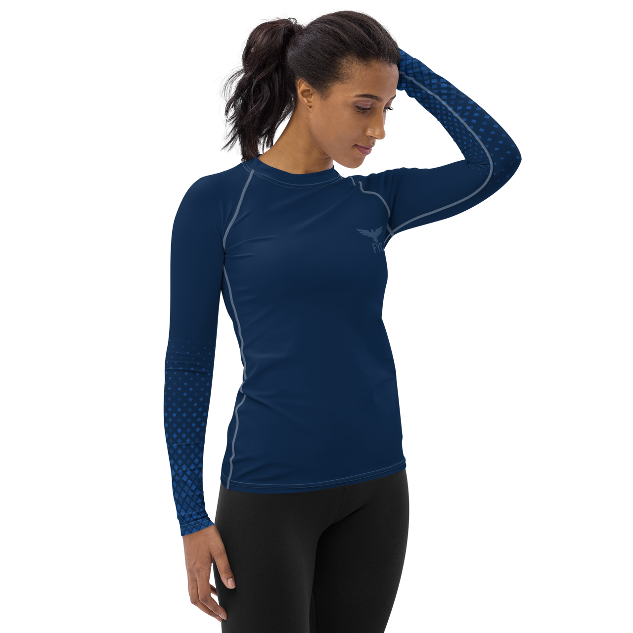 FYC - Women's Lady Ocean Performance Rash Guard UPF 40+ - 1 COLOR -