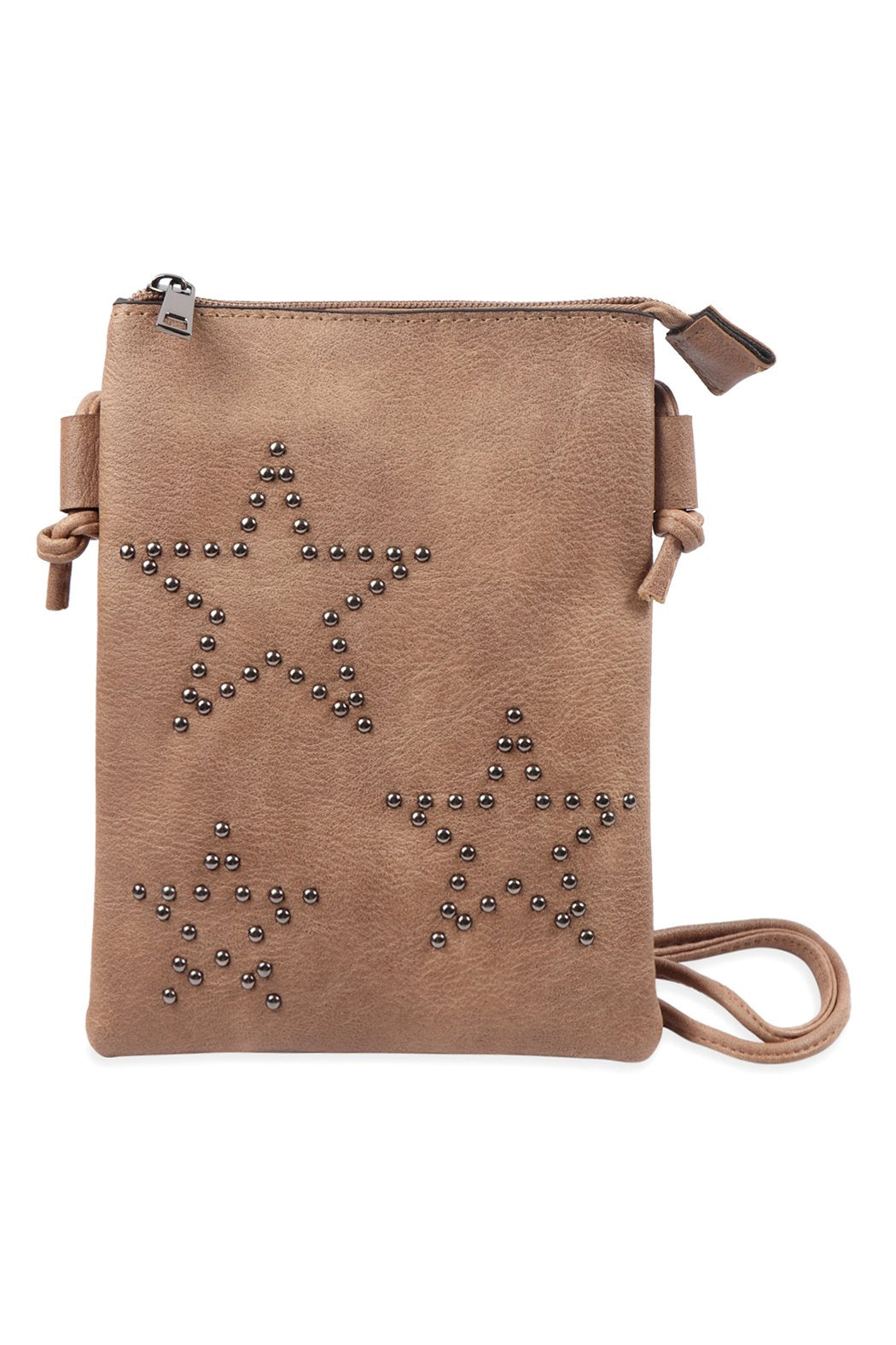 Riah Fashion - Three Star Design Bohemian Crossbody Bags - 4 COLORS -