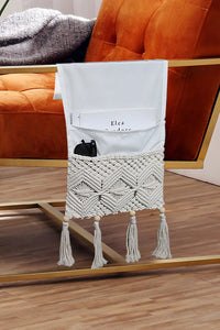 Thumbnail for Macrame Sofa / Chair Armrest Magazine Holder - 47.2