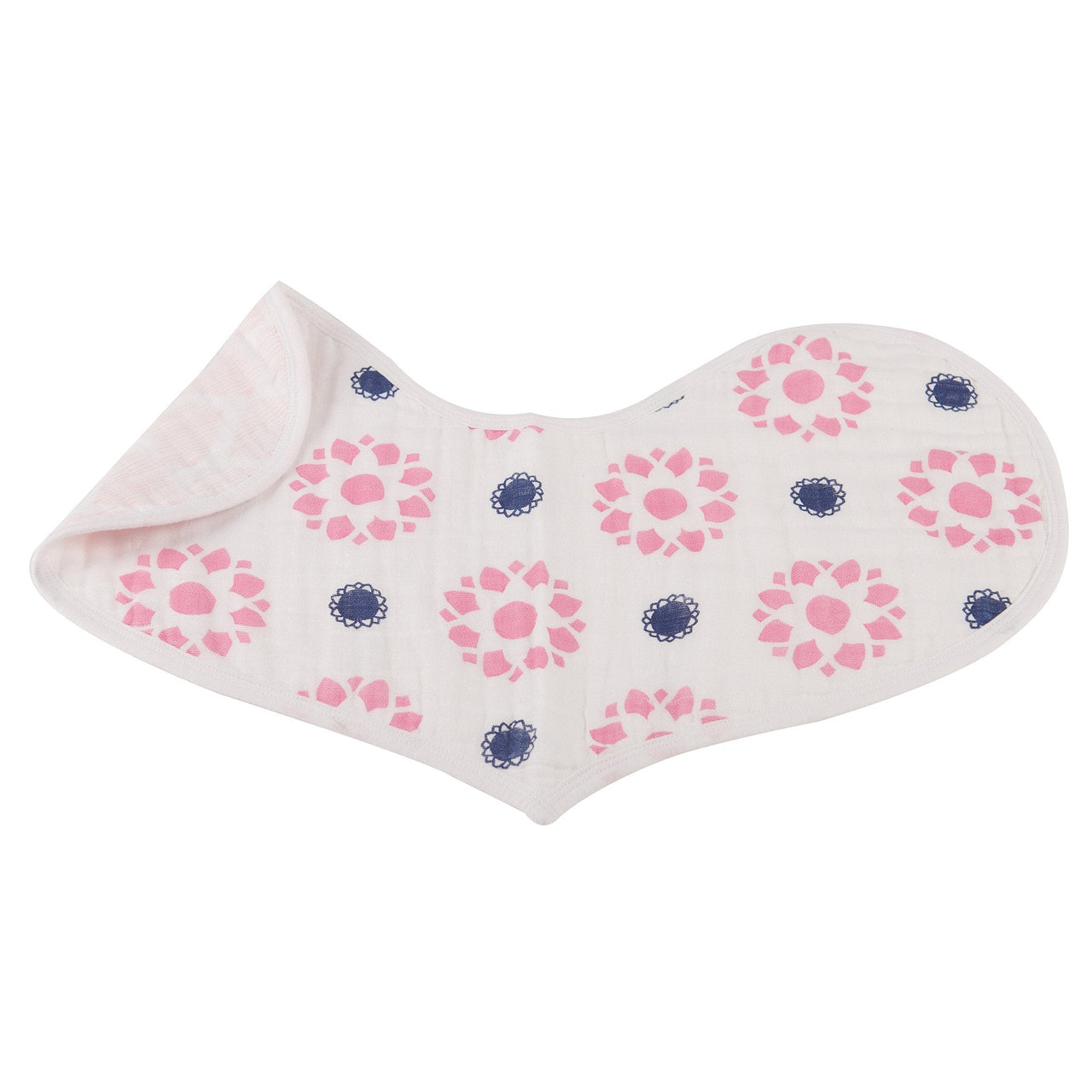 Newcastle - Pop of Pink Cotton Heart Bibs 2pk -