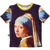 Thumbnail for Graphic Tee - Lil Kid - Vermeer, Girl With a Pearl Earring - 1 COLOR -