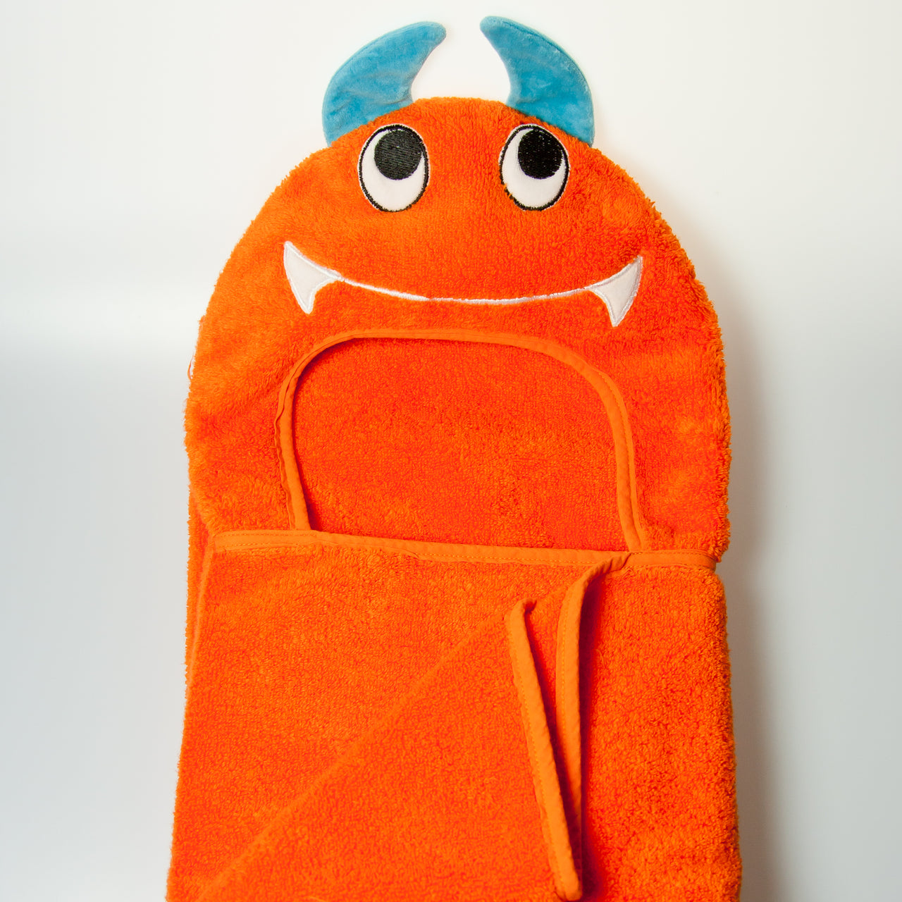 Little Ashkim - Monster Hooded Cotton Turkish Towel: Little Kid - 1 COLOR -