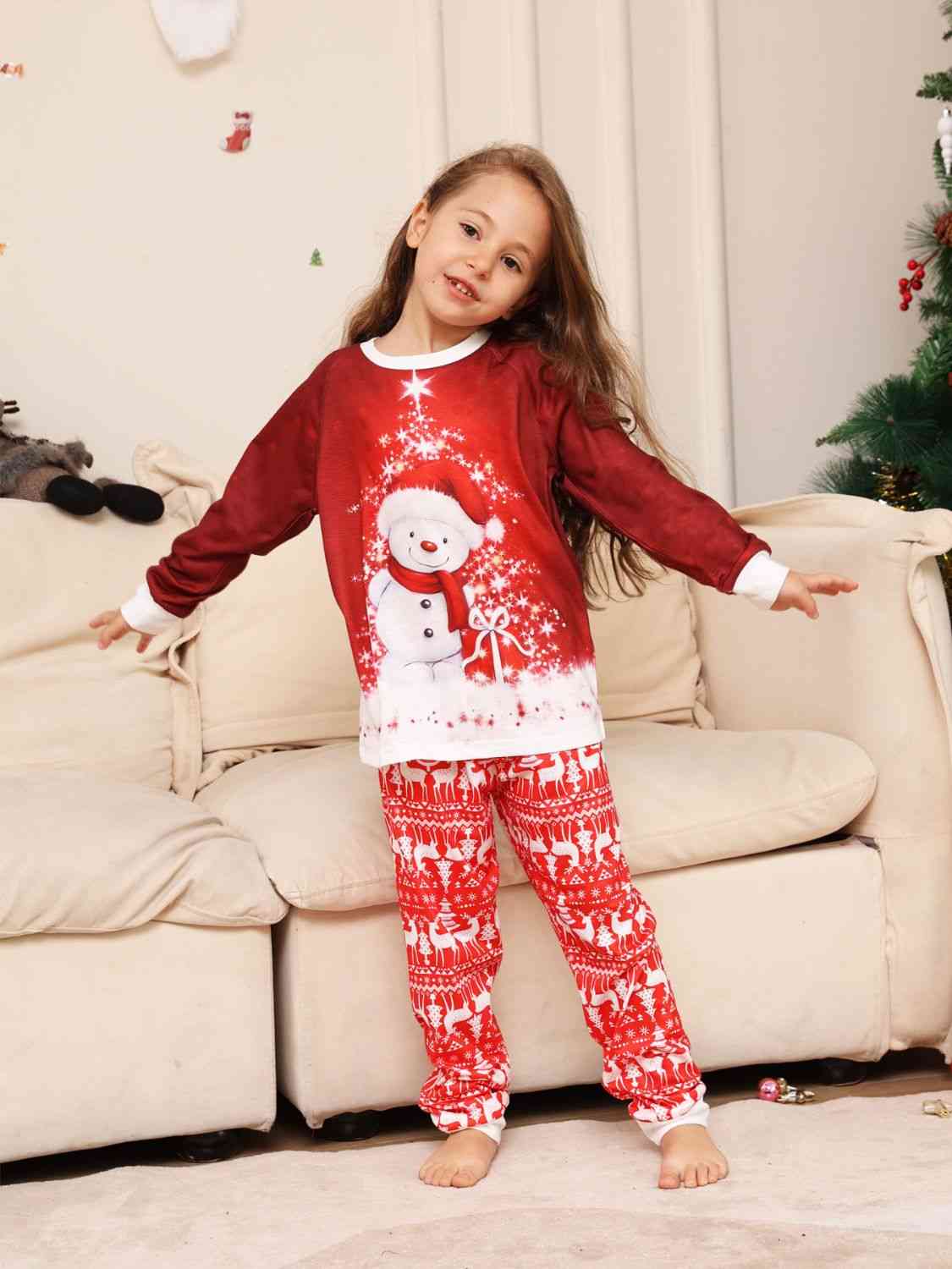 TODDLER Snowman Top and Pants Set - T -