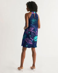 Thumbnail for FYC - Women's Floral Veronica Casual Halter Dress - Beach or Everyday - 1 PATTERN