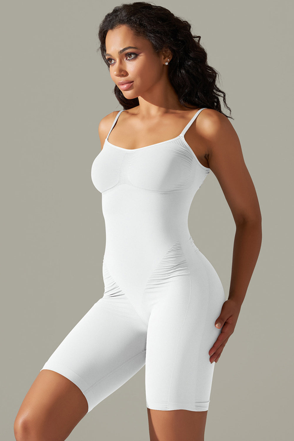 Spaghetti Strap Active Romper - T - 10 COLORS -