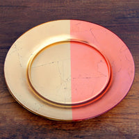 Thumbnail for GILT - MEZZO Set/4 Gold/Rose Salad Plates -