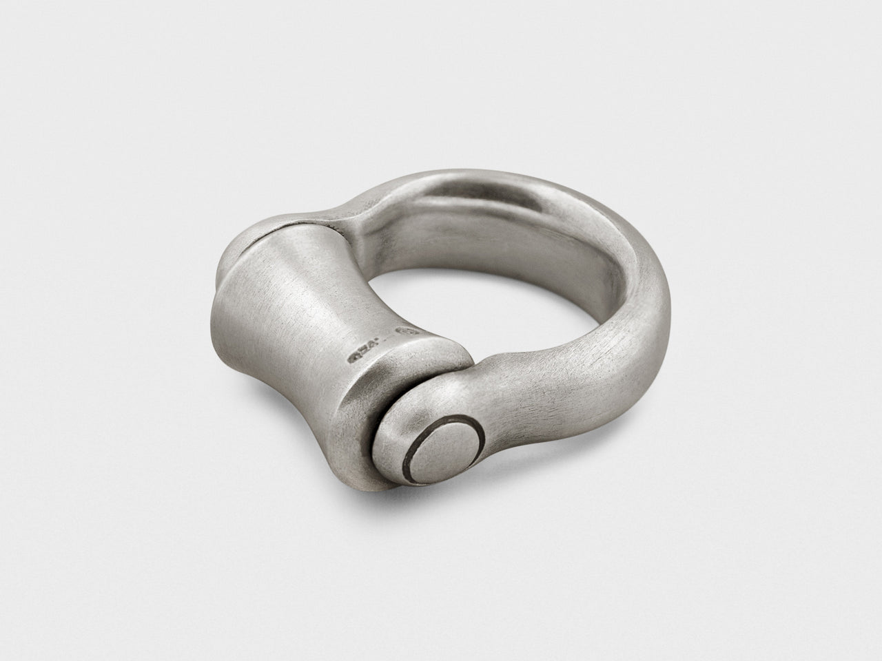 Snake Bones - "Roller" Ring in Sterling Silver -