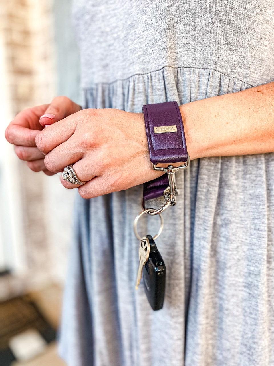 Keyper - Pretty Purple Vegan Leather KEYPER® Key Ring - 2 OPTIONS -