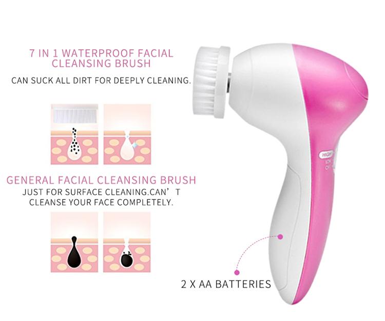 Savoy - 3-In-1 Electric Facial Cleansing Brush - 1 COLOR -