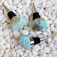 Thumbnail for Ellison & Young - Beauty of Nature Stone Wine Stopper - 5 STONE TYPES -