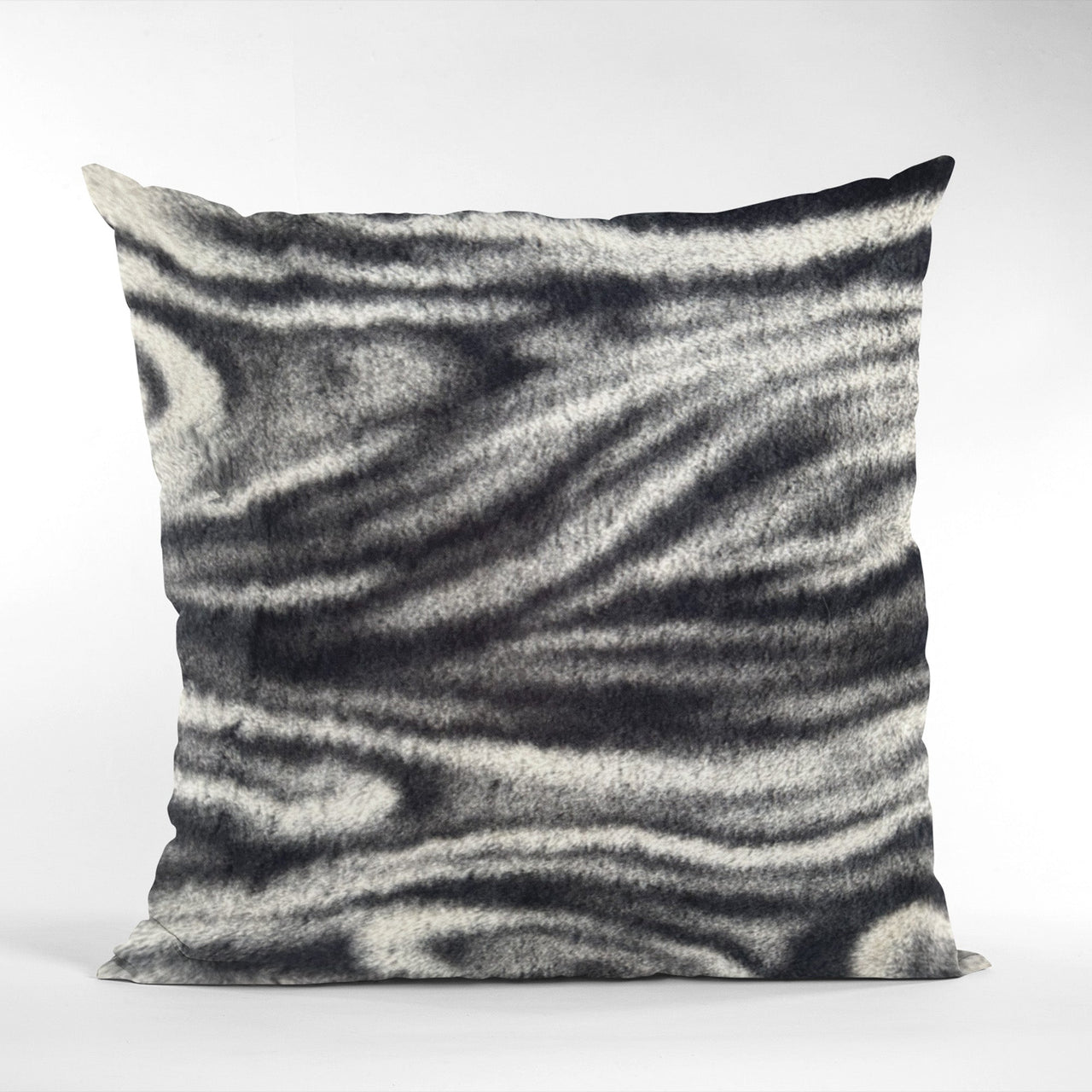 Plutus Black White Galaxy Animal Faux Fur Luxury Throw Pillow - 10 SIZES -