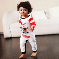 Thumbnail for BABY MERRY CHRISTMAS Graphic Round Neck Jumpsuit - T -