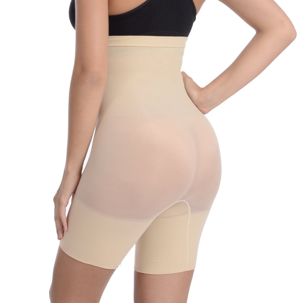 Hi Waist Shaper With Extra Long Boy Leg Nude -