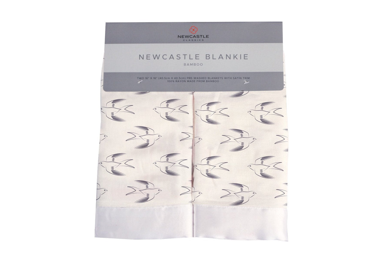 Newcastle - Sparrows Bamboo Muslin Newcastle Blankie -