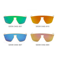 Thumbnail for Beverly | S2030 - Women Square Futuristic Flat Lens Sunglasses - 4 COLORS -