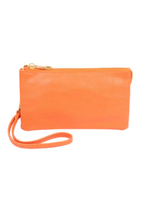 Thumbnail for Riah Fashion - Leather Wallet With Detachable Wristlet - 25 COLORS -