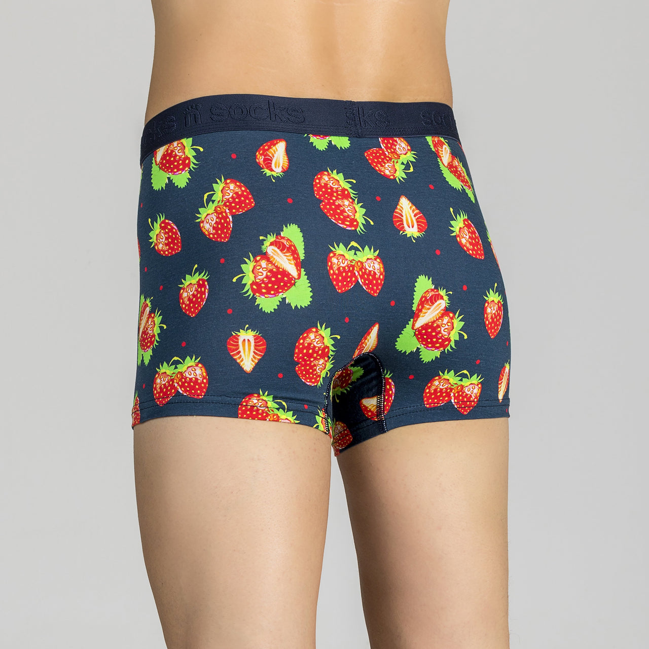 Men's Strawberry Boxer Brief - 1 COLOR -