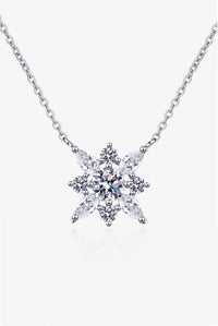 Thumbnail for Moissanite Rhodium-Plated Necklace