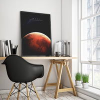 Thumbnail for Mars - Poster - USA printed - 4 SIZES -