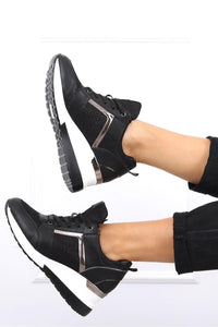 Thumbnail for Inello - Wedge Heel Sneakers - [3-13 DAY DELIVERY] - EU SIZES - 1 COLOR -