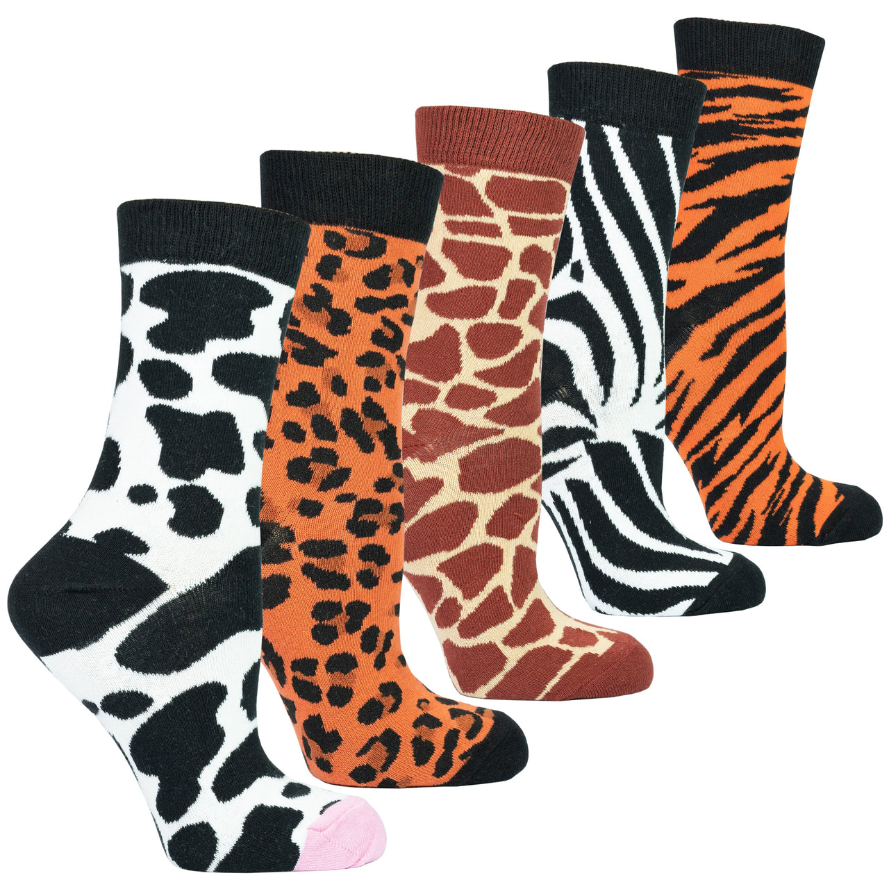 Women's Animal Kingdom Socks Set - 5 PACK -