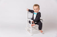 Thumbnail for Lazy Baby, Christening, Wedding or Party Baby Outfit - Baby Grow Suit -