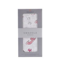 Thumbnail for Newcastle - Playful Kitty Bamboo Muslin Swaddle -