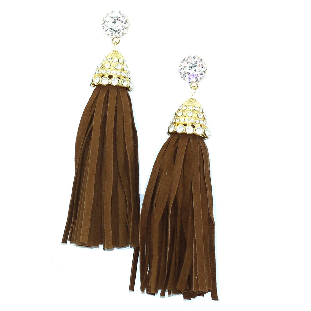 Kristin Perry - Suede Tassel Earrings - 2 COLORS -