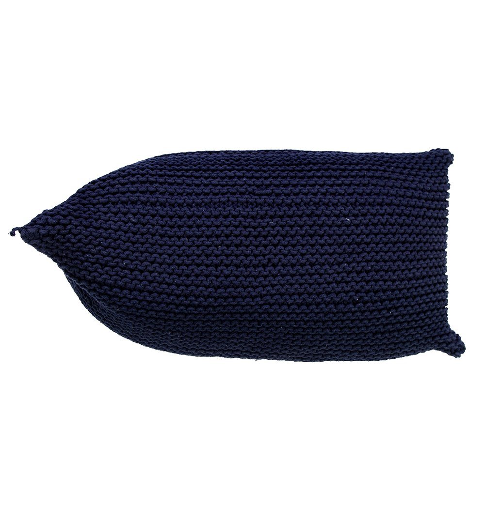 GFURN - Handmade Knitted Beanbag | Navy Blue 70cm X 110cm - 1 COLOR -