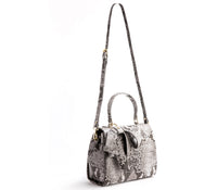 Thumbnail for GUNAS NEW YORK - Cottontail - Black & White Snake Texture Vegan Leather Bag - 1 COLOR -