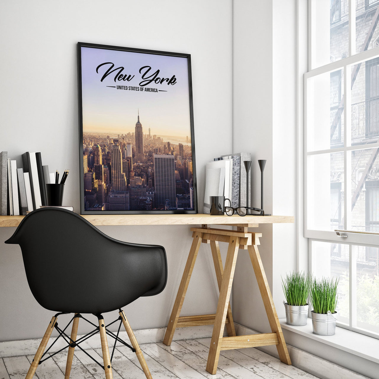 New York NY - USA Printed - 4 SIZES -