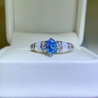 Thumbnail for 1 Carat Moissanite 925 Sterling Silver Ring