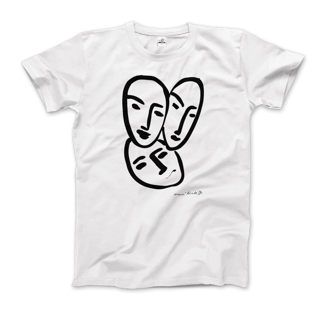 Henri Matisse Apollinaire Three Heads to Friendship 1952 Art T-Shirt - 6 COLORS -