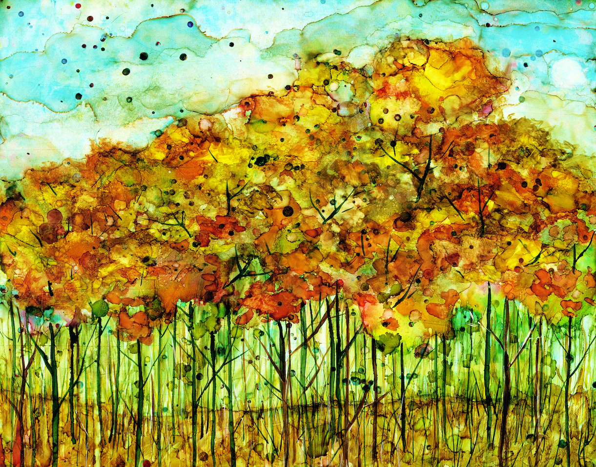 Autumn Forest : Greeting Card - 5"X7" - 1 OR SET(6) -