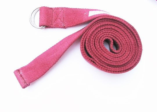 OMSutra - D-Ring Handwoven Cotton Yoga Strap - 6' - 5 COLORS -