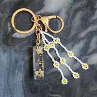 Thumbnail for Ellison & Young - Baby Daisy Initial Key Chain - 20 LETTERS - FIND YOURS! -