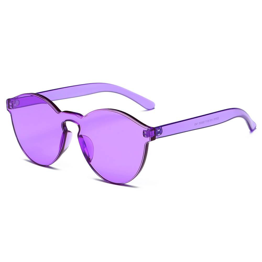 Fargo | S2005 - Hipster Translucent Unisex Monochromatic Candy Colorful Lenses Sunglasses - 9 COLORS -