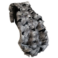 Thumbnail for Plutus Black and White Feather Faux Fur Luxury Throw Blanket - 14 SIZES -