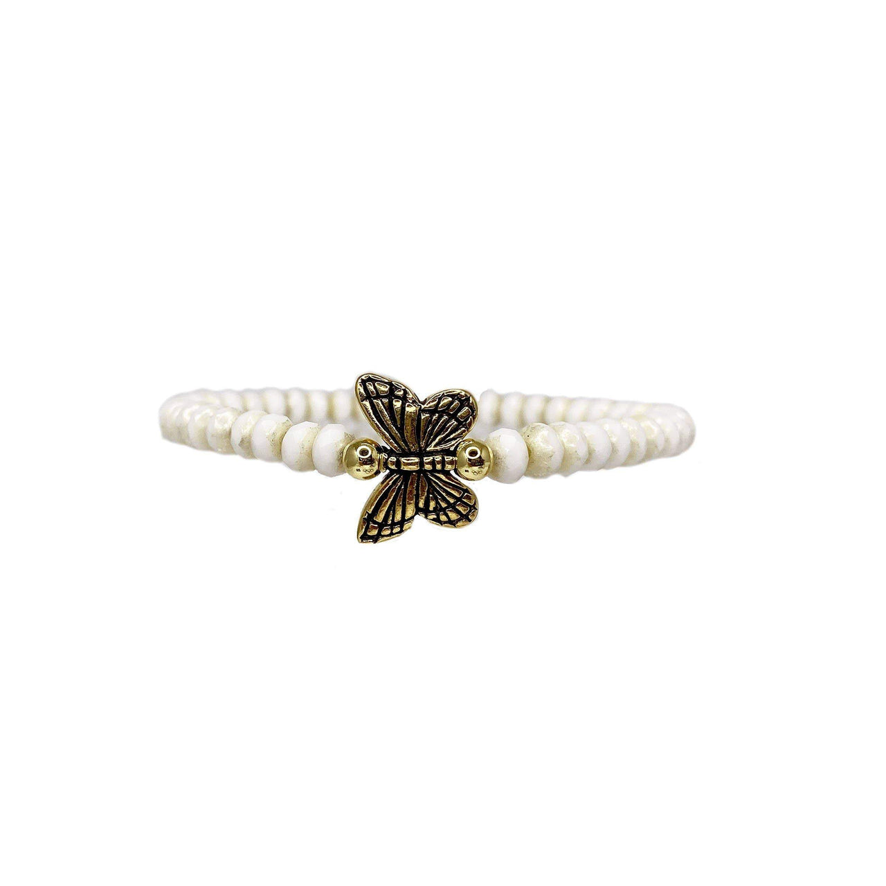 Harper Buttercream Butterfly Bracelet -