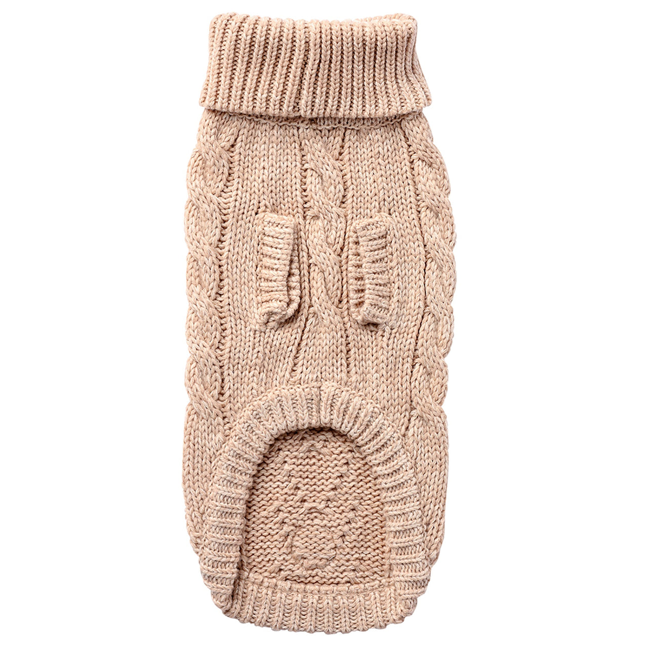 Chalet Dog Sweater - Oatmeal - 10 SIZES - 1 COLOR -