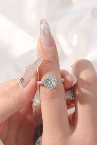 Thumbnail for 1 Carat Moissanite Round Shape Ring