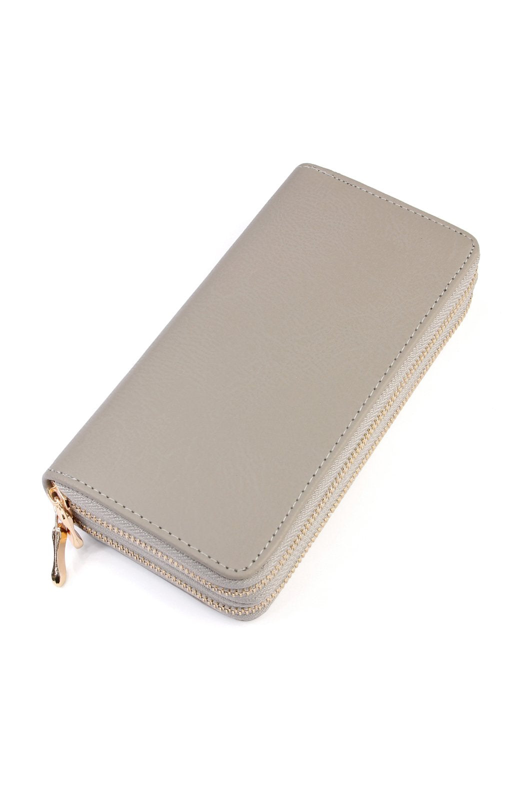 Double Zip Around Wallet - 13 COLORS -