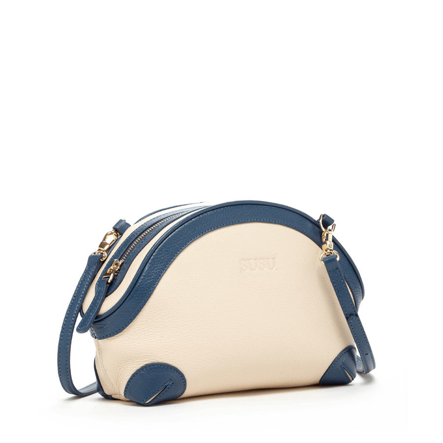 Coco Ivory Leather Crossbody Bag -