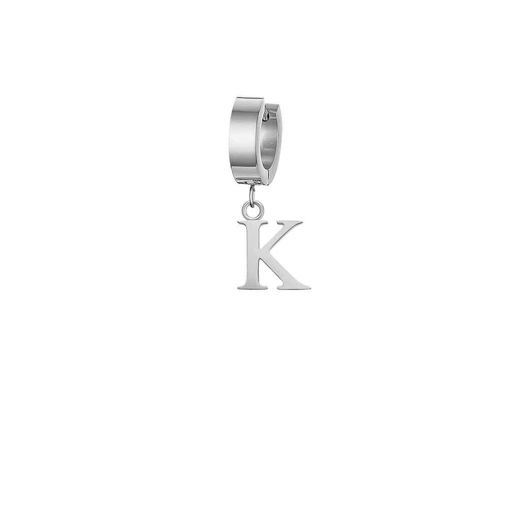 Mister - Initial Earring - ALL 26 LETTERS - 3 COLORS -