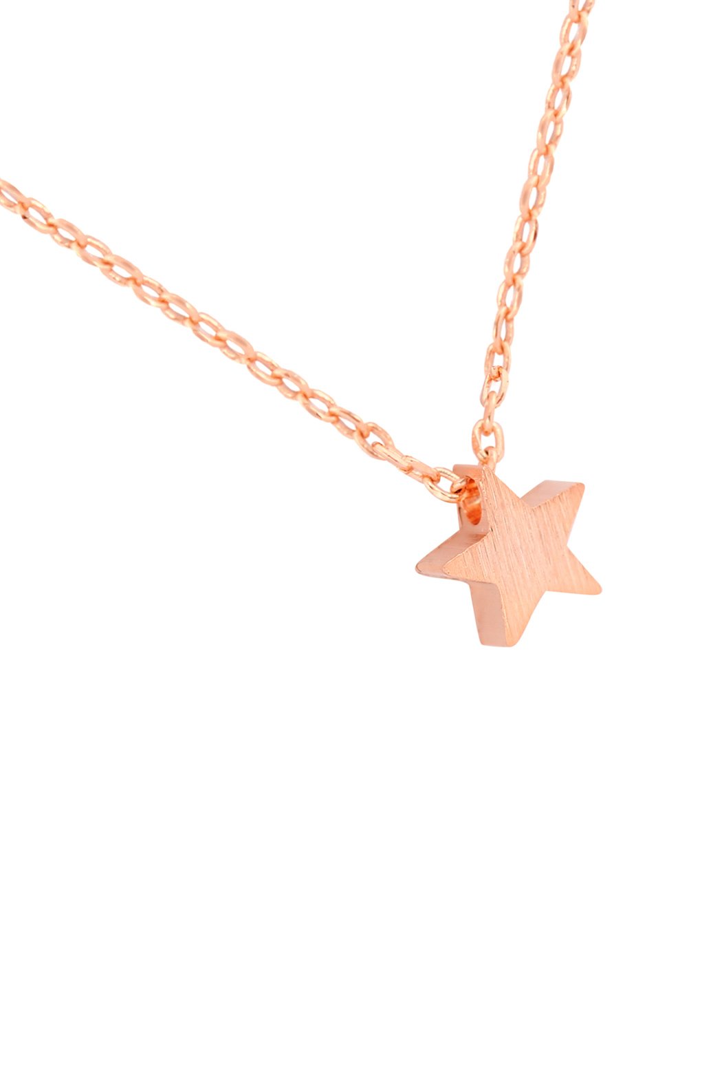 Riah Fashion - Star Pendant Necklace - 3 FINISHES -